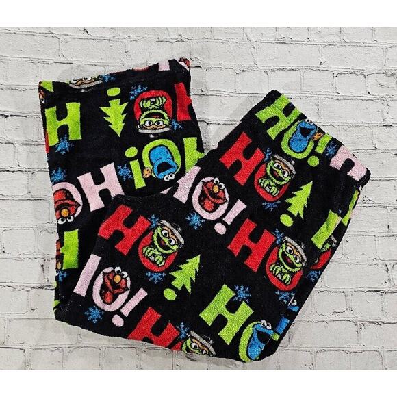 Sesame Street Christmas Fleece Drawstring Pants WOMENS SIZE 3XL - Picture 9 of 9